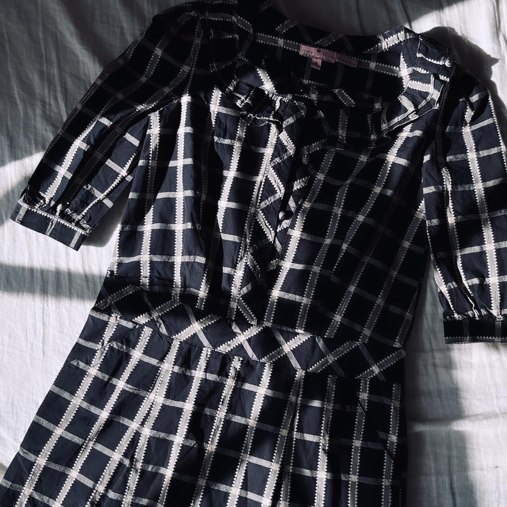 Vintage Juicy Couture plaid top with pockets